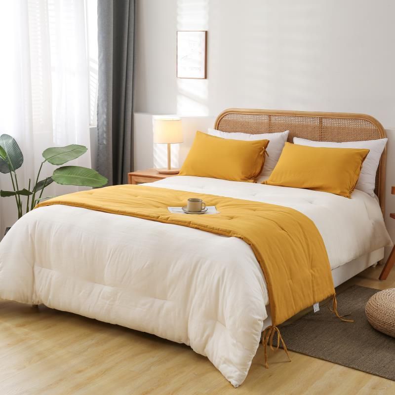 DEKOHOME - Piecera Algodón  acolchada 210x70cm incluye 02 fundas de almohada