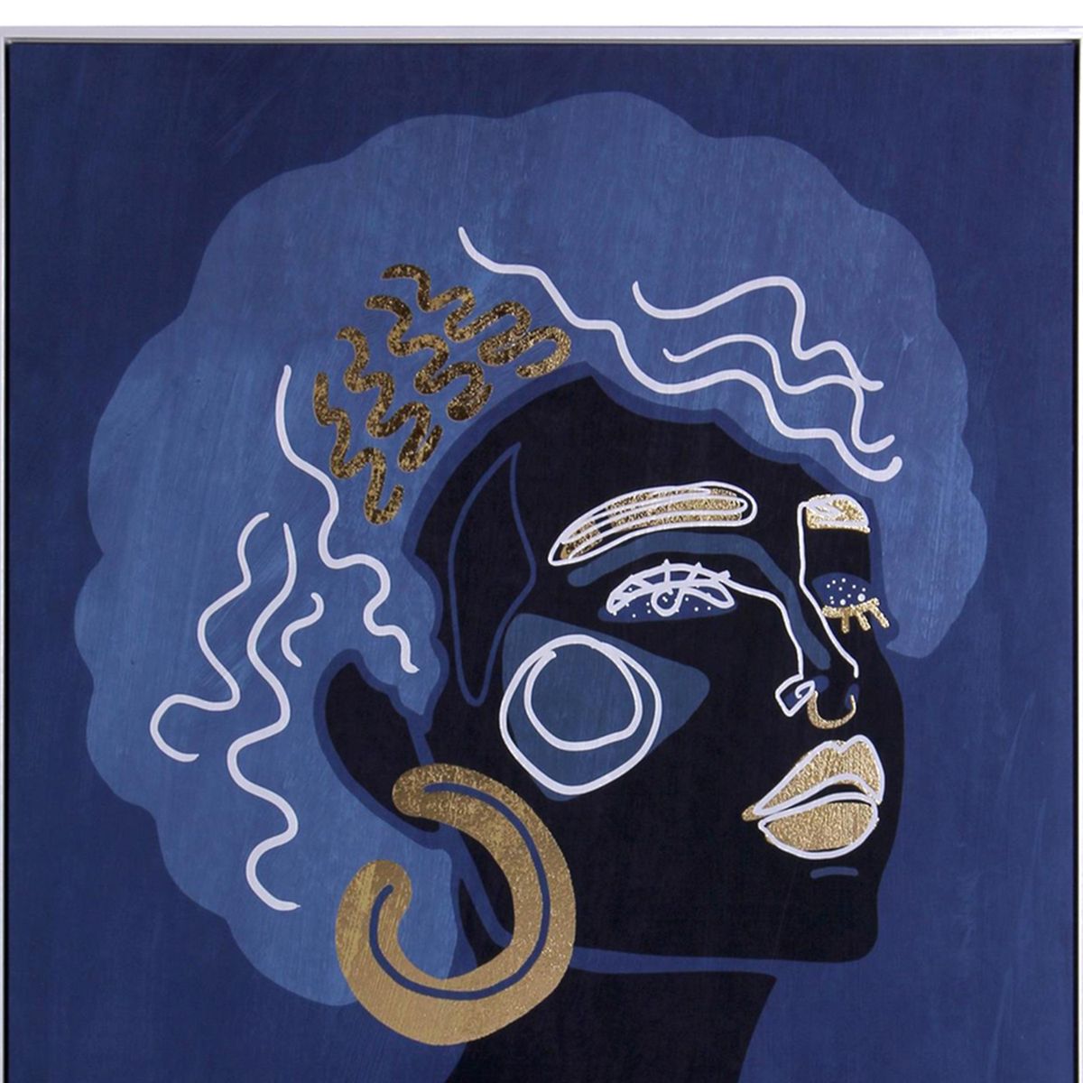 MALLORCA - Cuadro Decorativo Makeba Blue 120 x 80