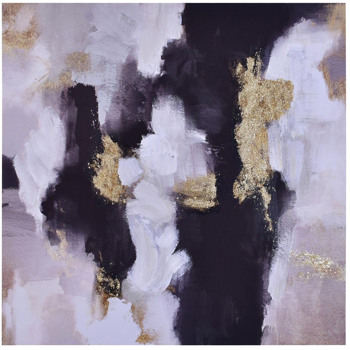 MALLORCA - Cuadro Decorativo Abstracto Gold 80 x 80