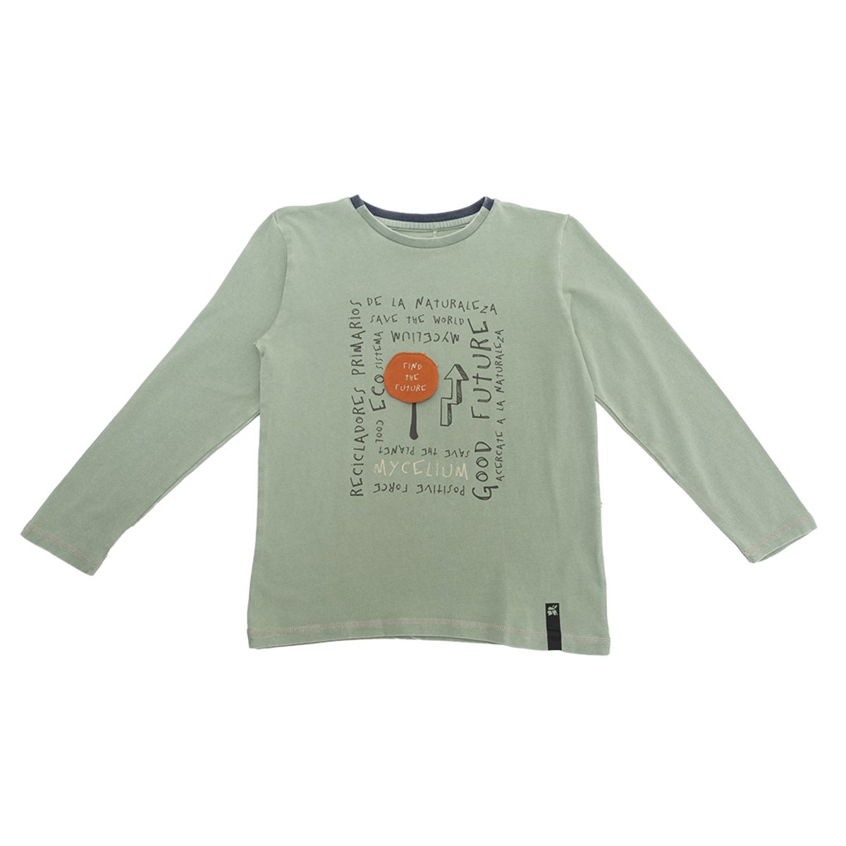 PILLIN - Polera M/L Niño Verde Pillin PILLIN