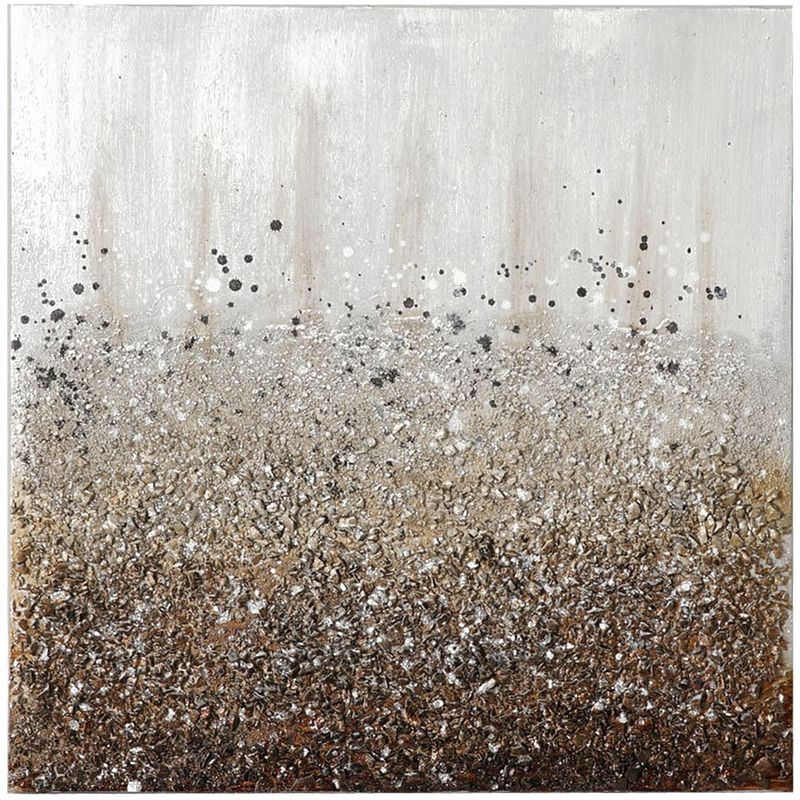MALLORCA - Cuadro Decorativo Liguria Grafito 60 x 60