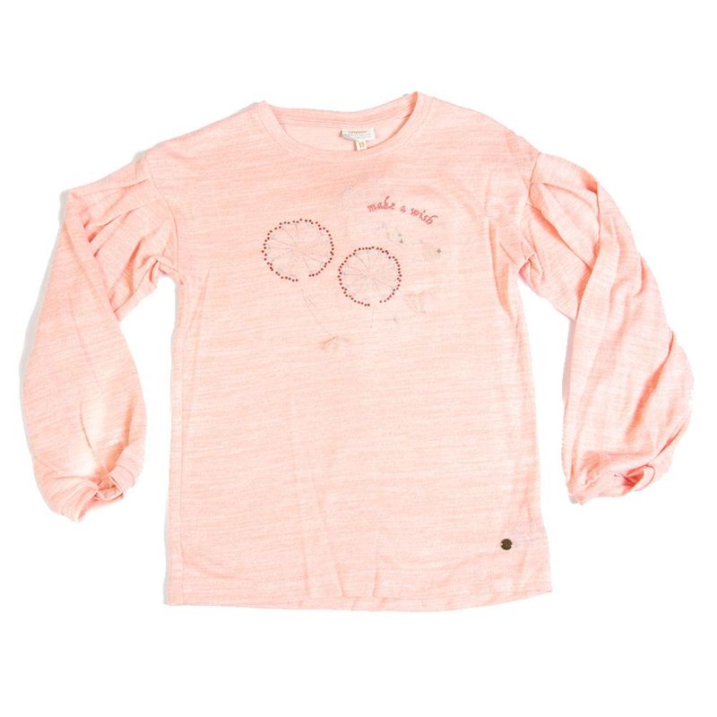 PILLIN - Polera Manga Larga Niña Naranja Pillin - Naranjo