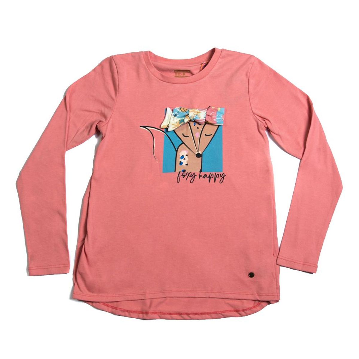 PILLIN - Polera Manga Larga Niña Palo Rosa Pillin PILLIN