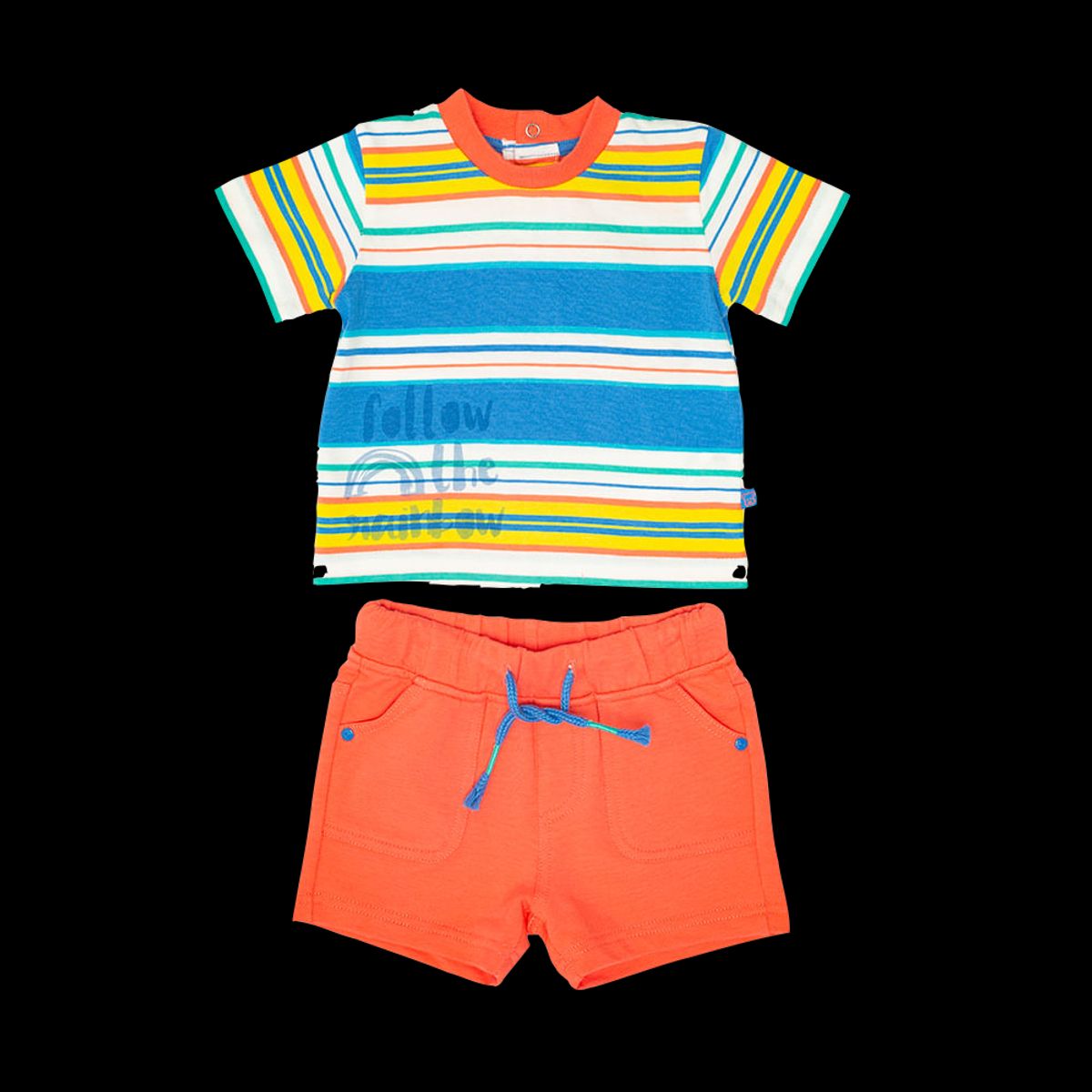 PILLIN - Conjunto Bebé Niño Coral Pillin PILLIN