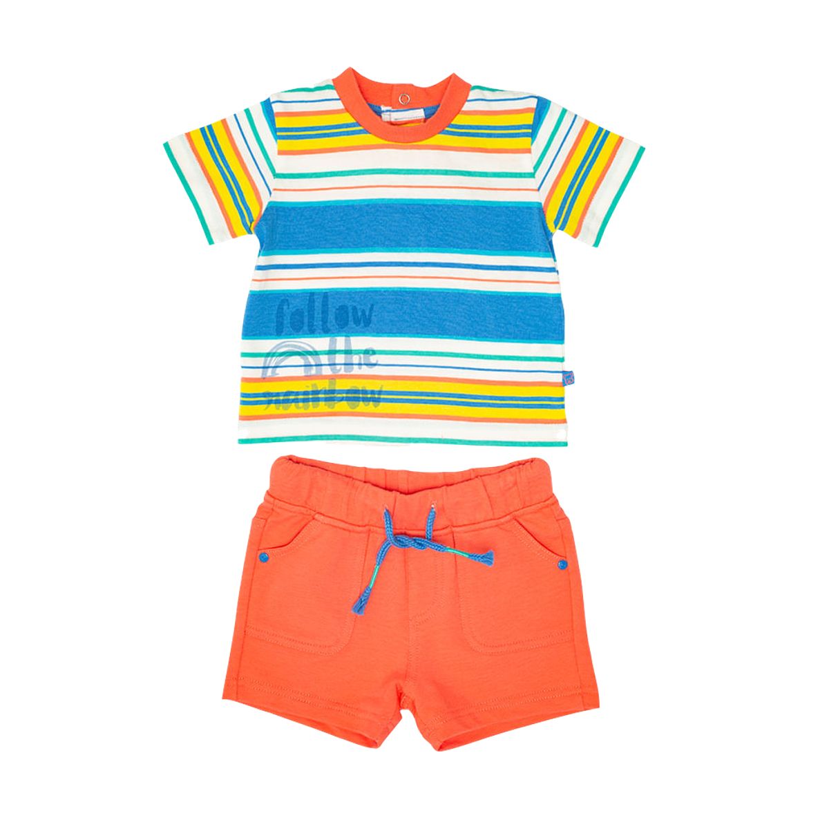 PILLIN - Conjunto Bebé Niño Coral Pillin PILLIN