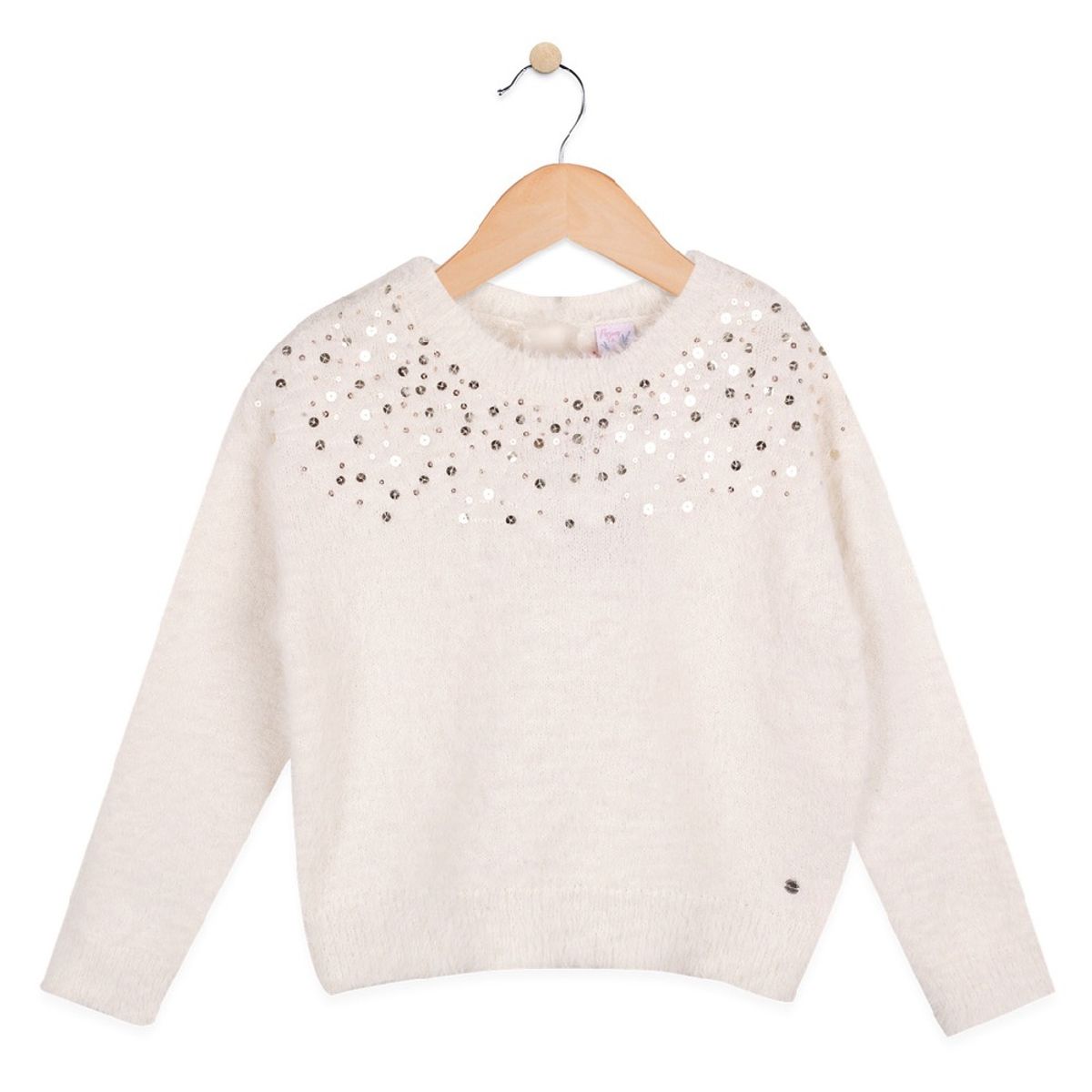 PILLIN - Chaleco Algodón Invierno Niña Crudo PILLIN