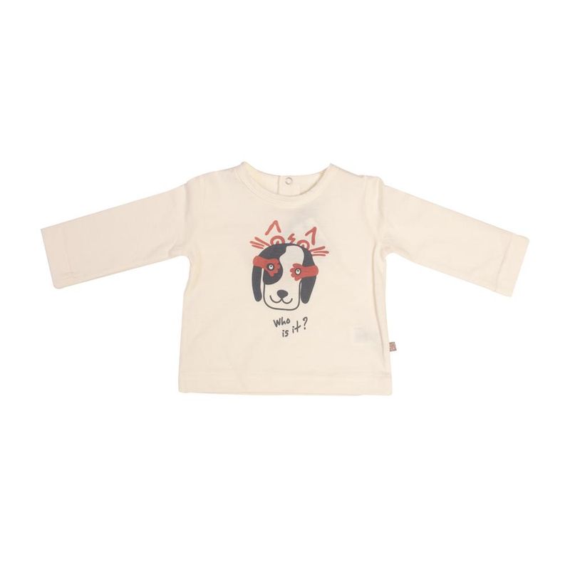 PILLIN - Polera Manga Larga Bebé Niño Crudo Pillin PILLIN