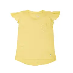 PILLIN - Polera Manga Corta Niña Vainilla
