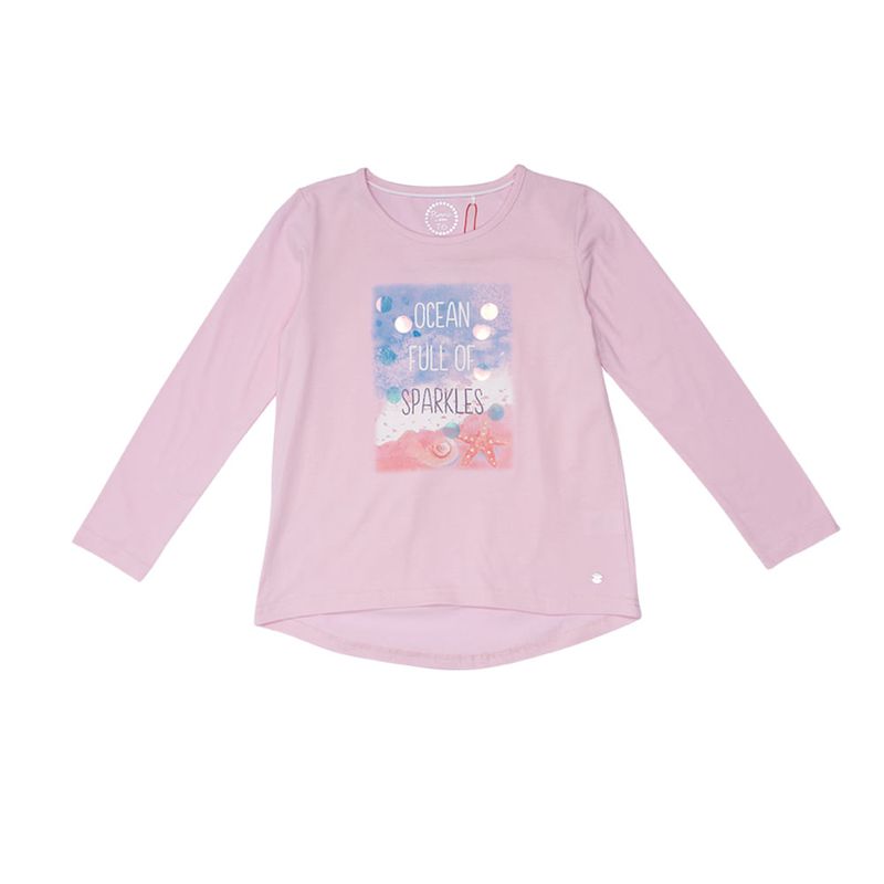 PILLIN - Polera Manga Larga Niña Lila Pillin PILLIN