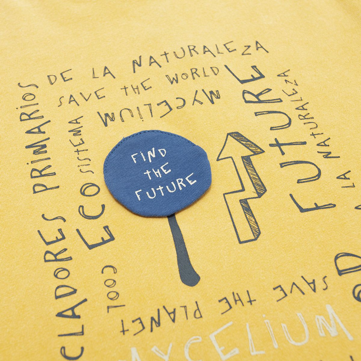 PILLIN - Polera Manga Larga Niño Mostaza Pillin PILLIN