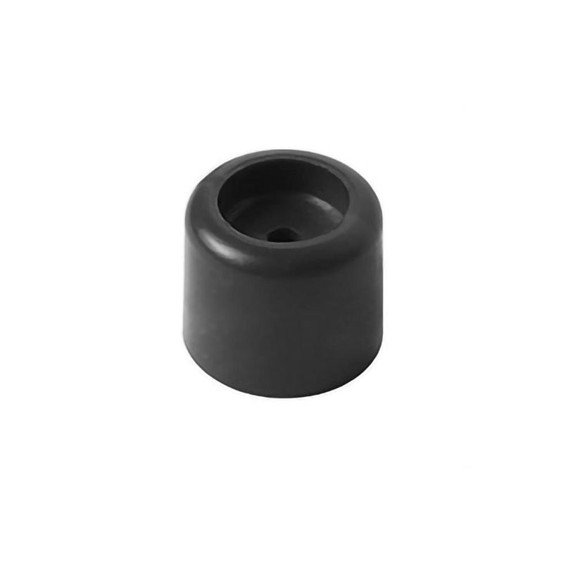 DVP - Tope de Puerta PVC Redondo 25mm Negro 20 Unidades DVP - Negro