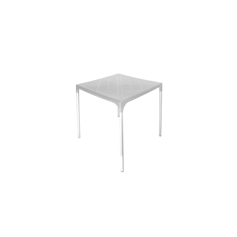 DVP - Mesa Plástica Exterior 75x70x70cm Blanco DVP