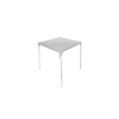 DVP - Mesa Plástica Exterior 75x70x70cm Blanco