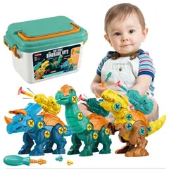 GENERICO - Set De Construcción Dinosaurios En Caja