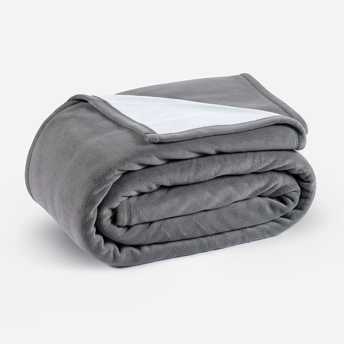 ROSEN - Frazada Rosen 410 gramos Bicolor Gris 2 Plazas