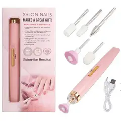 UNIVERSAL - SALON MANICURE RECARGABLE USB 5 PIEZAS. CON LUZ JJ-42