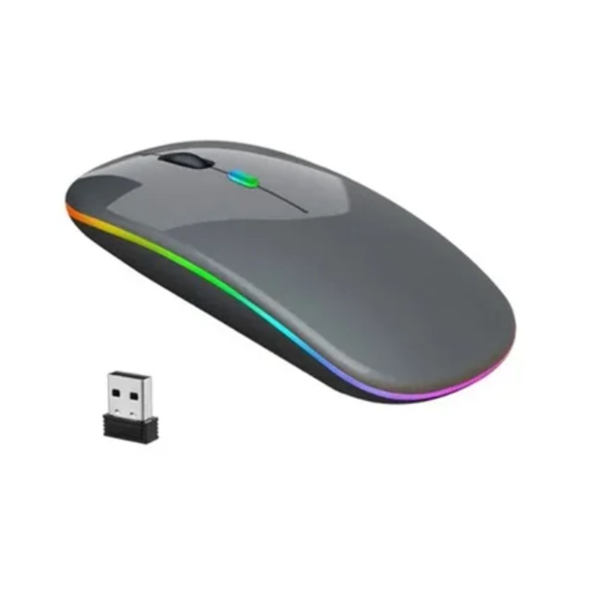 ESHOPANGIE - Mouse Bluetooth Inalámbrico 24g Silencioso Recargable