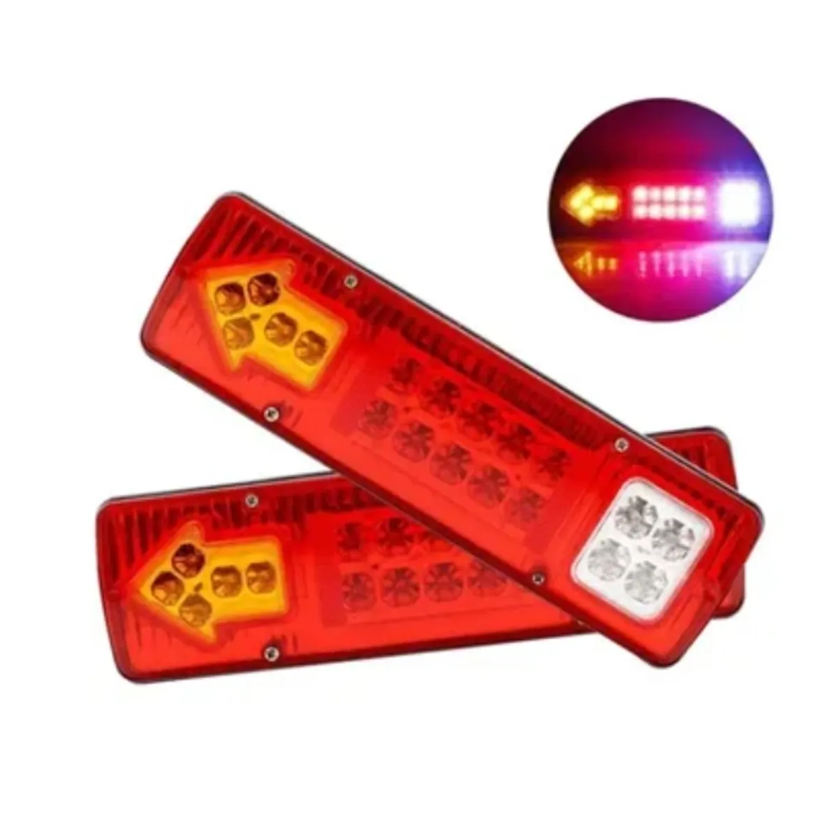OFERTABKN - Par Foco Led Carro Arrastre Remolque 12-24v Led Potente