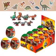 BRICKELL ACCESORIES - Huevos Sorpresa Jurassic World 2D Brickell x12ud