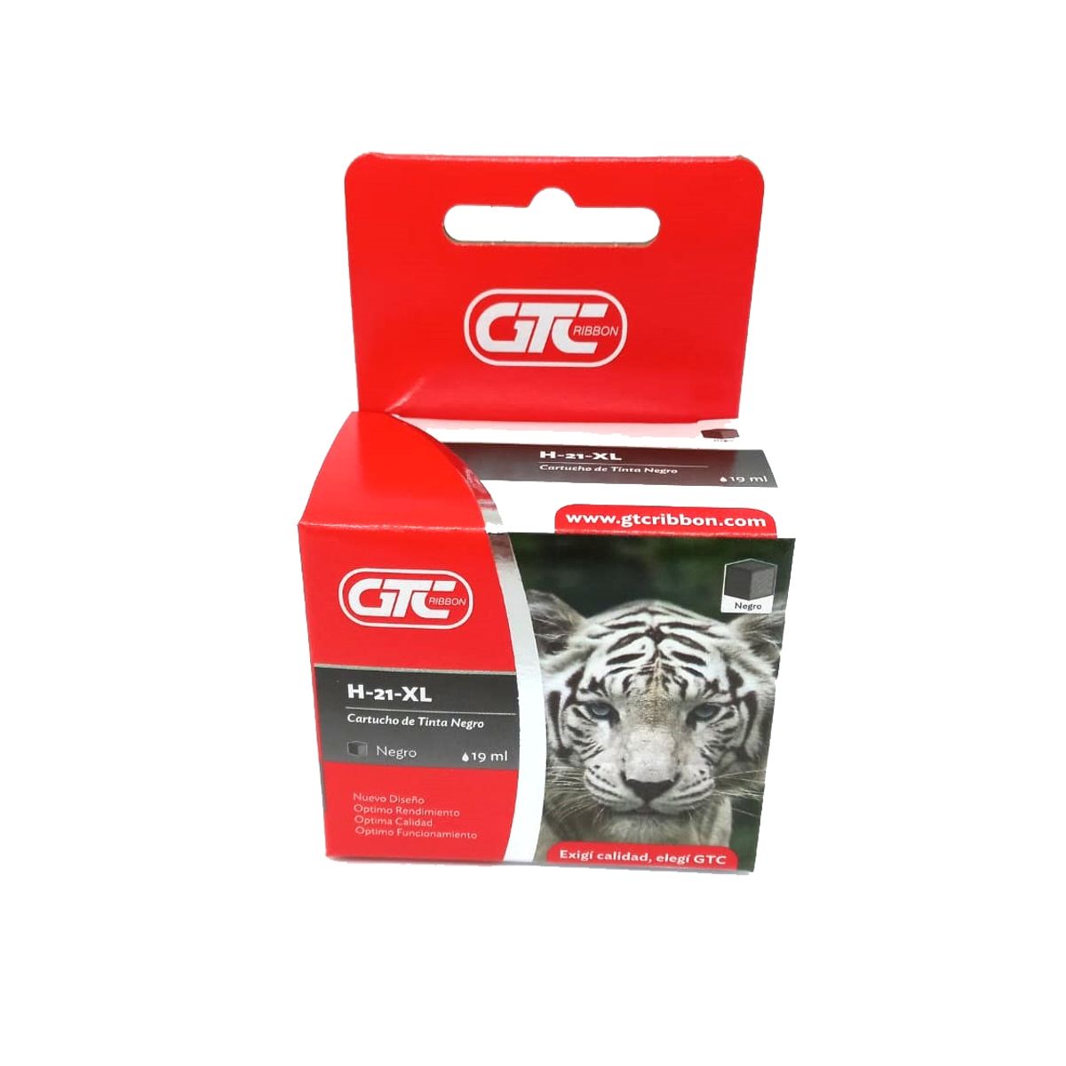 GTC - Tinta compatible con HP 21 XL Negro para 300 Copias HP21