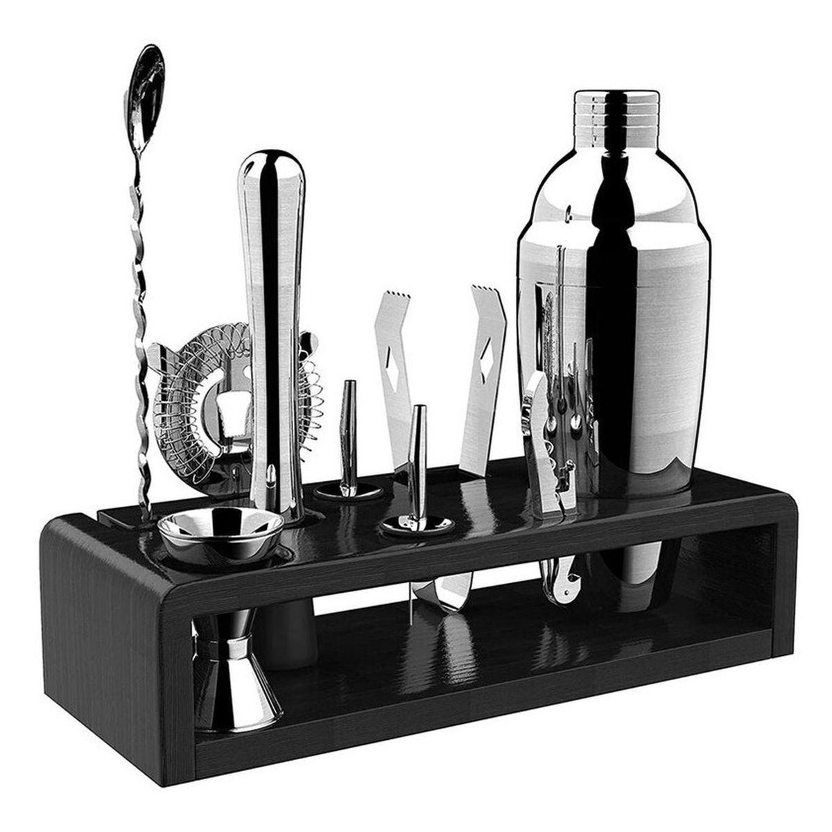 GENERICO - Juego De Coctelera Inoxidable Profesional Para Bar 10 Piezas