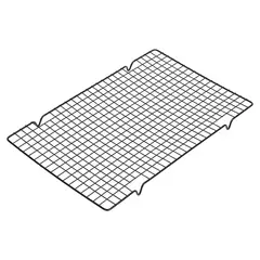 GENERICO - Rejilla Enfriadora Antiadherente Galleta Pan Pizza 25x40 Cm