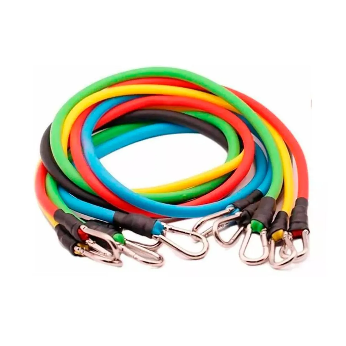 DETODOYMAS - Set Bandas Elásticas De Resistencia 11 Piezas Latex Fitness DETODOYMAS