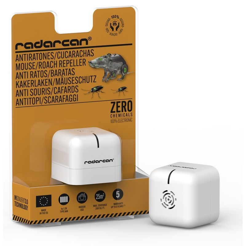 RADARCAN - Anti Ratones y Cucarachas Portátil Radarcán R-105