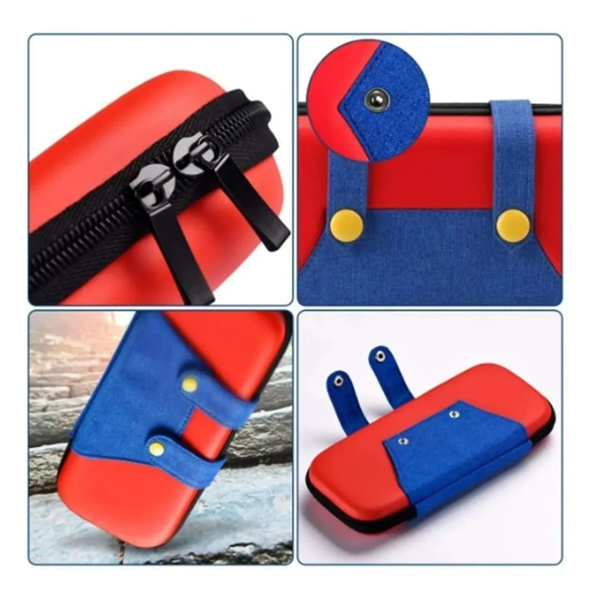 NINTENDO - Estuche Nintendo Switch Oled Mario Bross Mica Oled