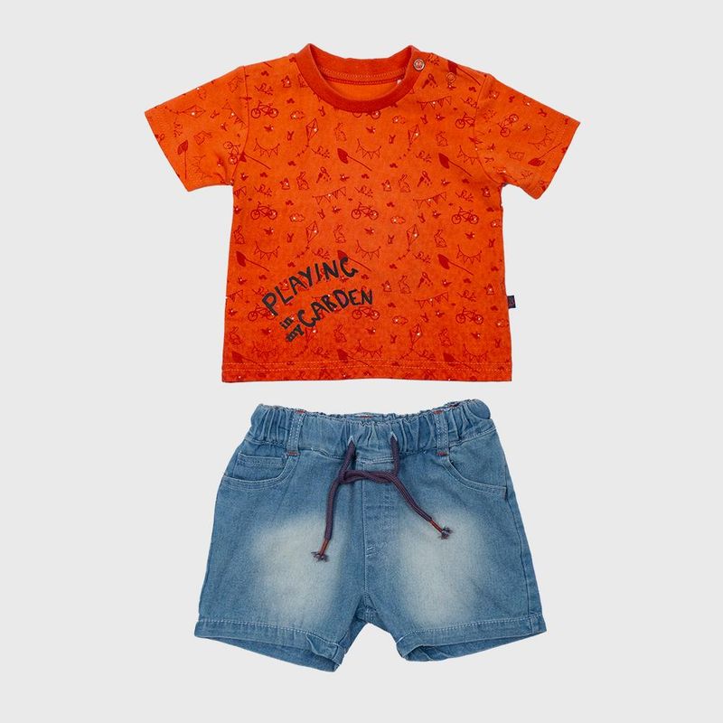 PILLIN - Conjunto Bebé Niño Denim Pillin PILLIN
