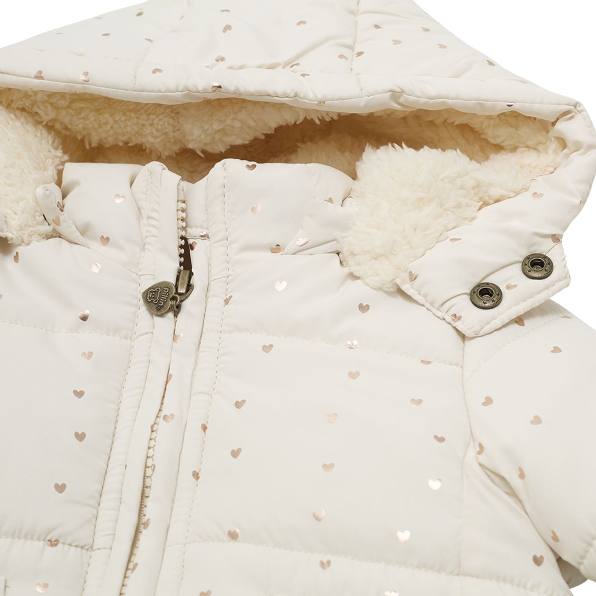 PILLIN - Parka C/Capucha Bebé Niña Crudo Pillin PILLIN