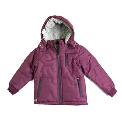 PILLIN - Parka con Capucha Niño Burdeo