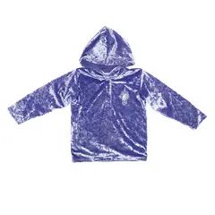 PILLIN - Poleron Bebe Algodón Invierno Niña Morado