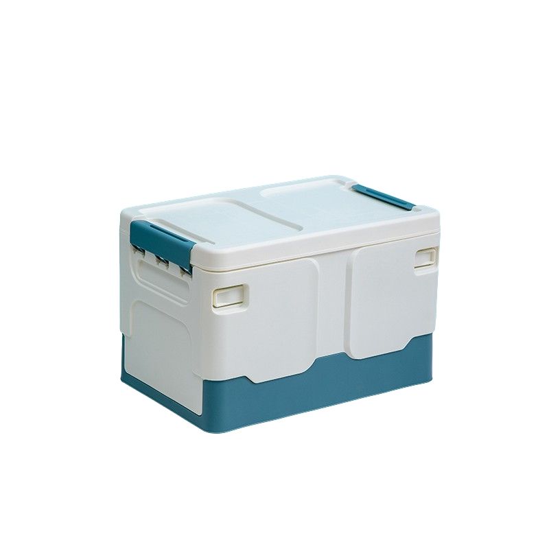 GENERICO - Caja organizadora Plegable 35,5x23x23,5 cm Modelo B05 Celest