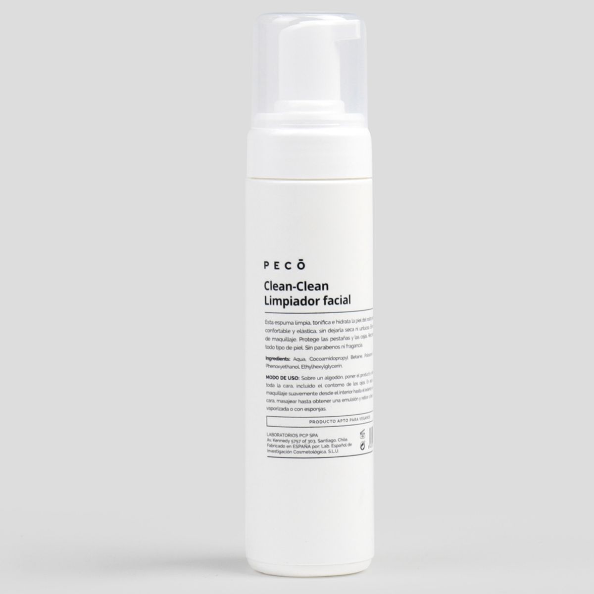 PECO - Clean Clean - Espuma de limpieza facial