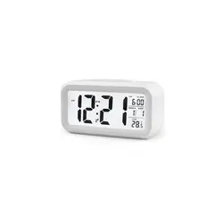 TECNOLAB - Reloj Despertador Digital Con Pantalla Led Blanco