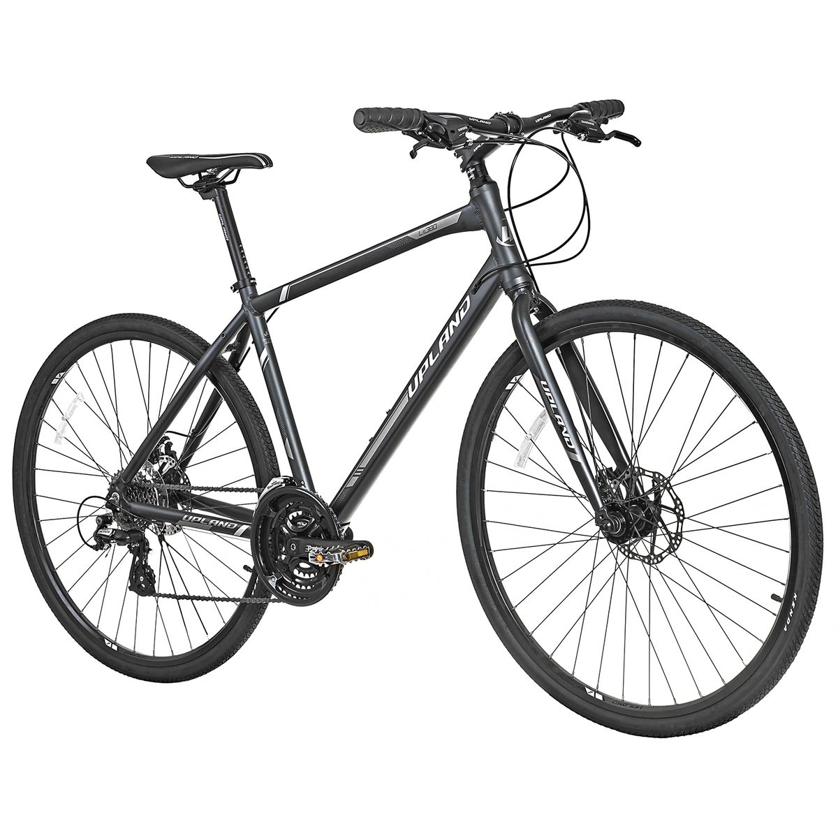 UPLAND - BICICLETA UPLAND HIBRIDA L380 DISCO NEGRA TALLA M