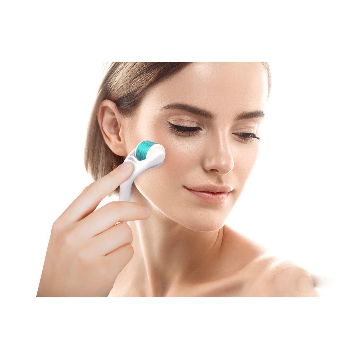 DBLUE - Rodillo Para Tratamiento Dermatologico Con Microagujas