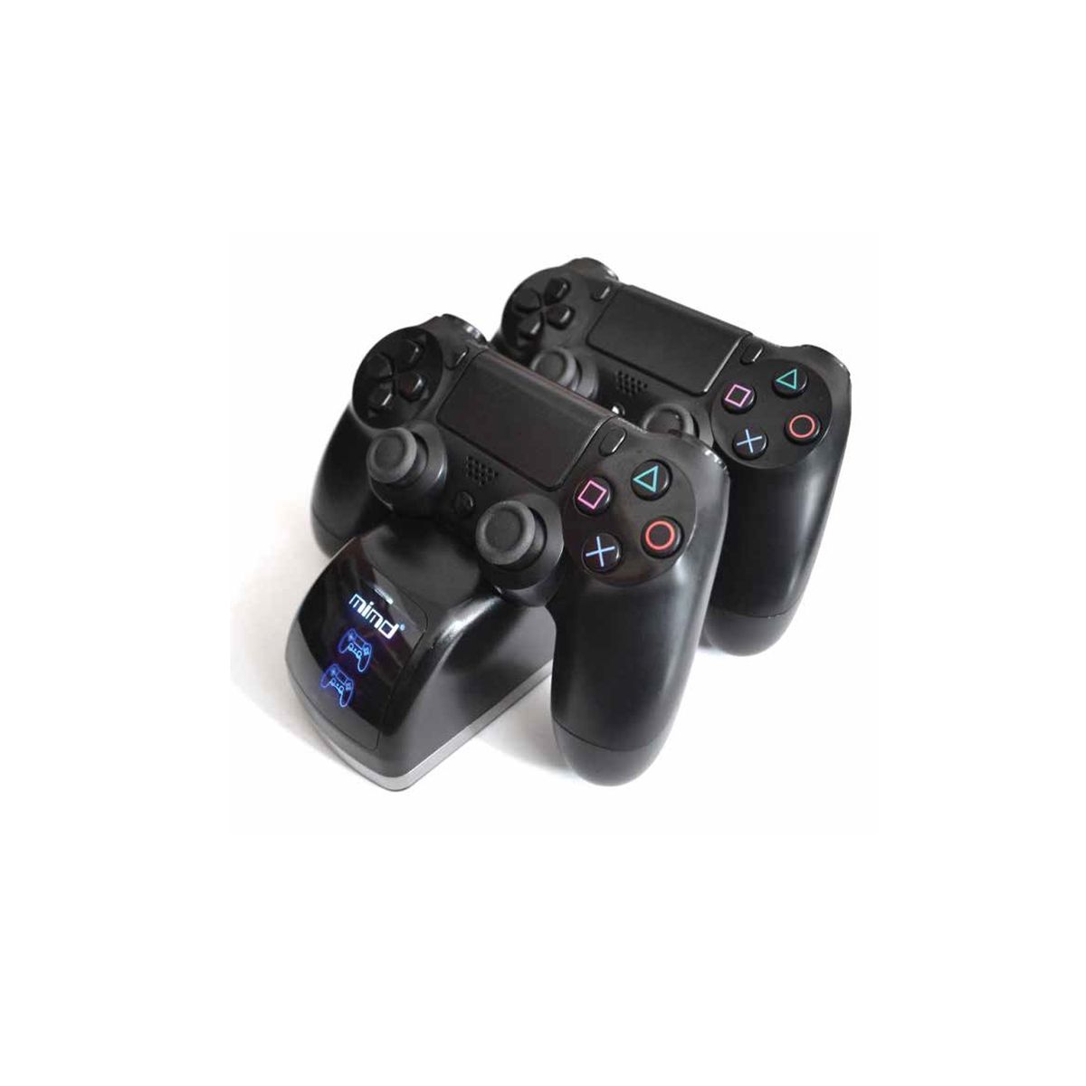 GENERICO - Base Cargador Para Controles PS4 Indicador de Luz