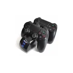 GENERICO - Base Cargador Para Controles PS4 Indicador de Luz