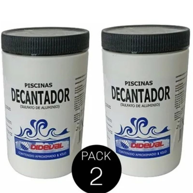 GENERICO - Decantador De Piscinas 1 Kgs X 2 Unidades