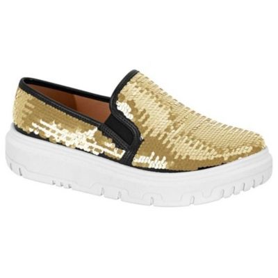 Zapatilla Dorado Lentejuelas