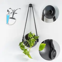 MALMAISON - Macetero colgante de auto riego cerámica esmaltada Pods v1