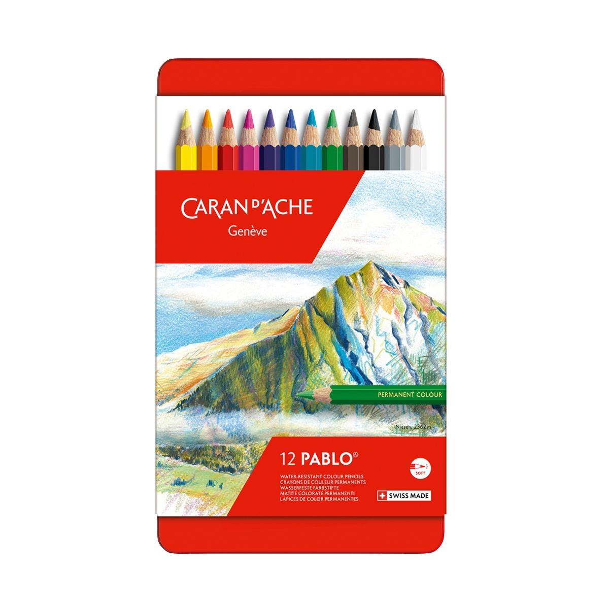 CARAN D'ACHE - Lápices de Colores Pablo Caran D Ache Set 12