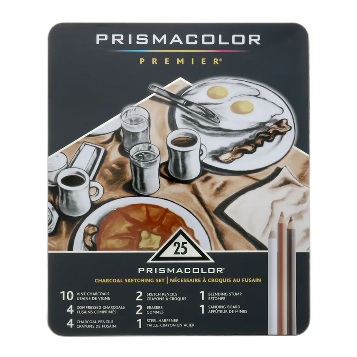 PRISMACOLOR - Set Dibujo Carboncillo Prismacolor 25 Piezas