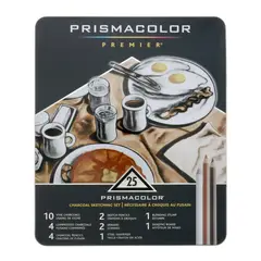 PRISMACOLOR - Set Dibujo Carboncillo 25 Piezas