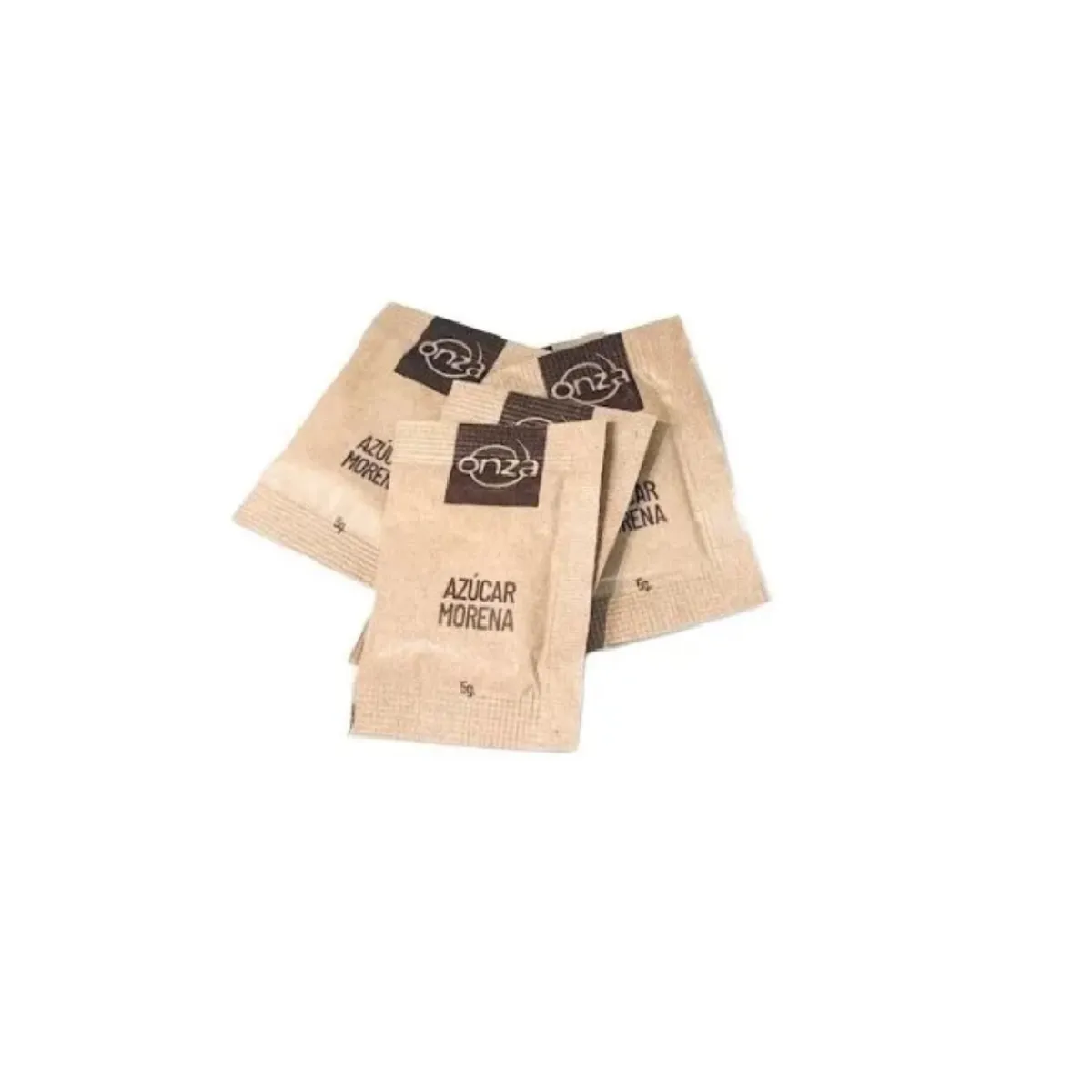 ONZA - Caja Azúcar Morena Sachet 5 Gramos Onza 1000 Unidades