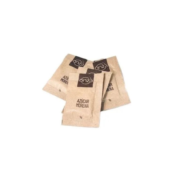 ONZA - Caja Azúcar Morena Sachet 5 Gramos Onza 1000 Unidades