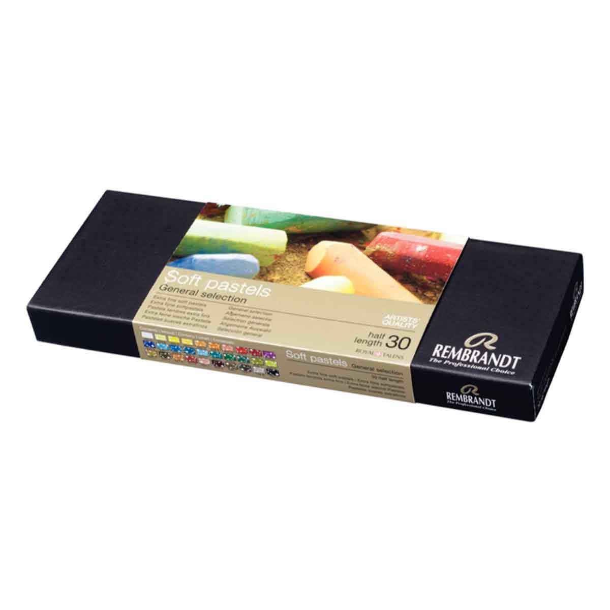 REMBRANDT - Pastel Seco Rembrandt Set 30 Colores Media Barra