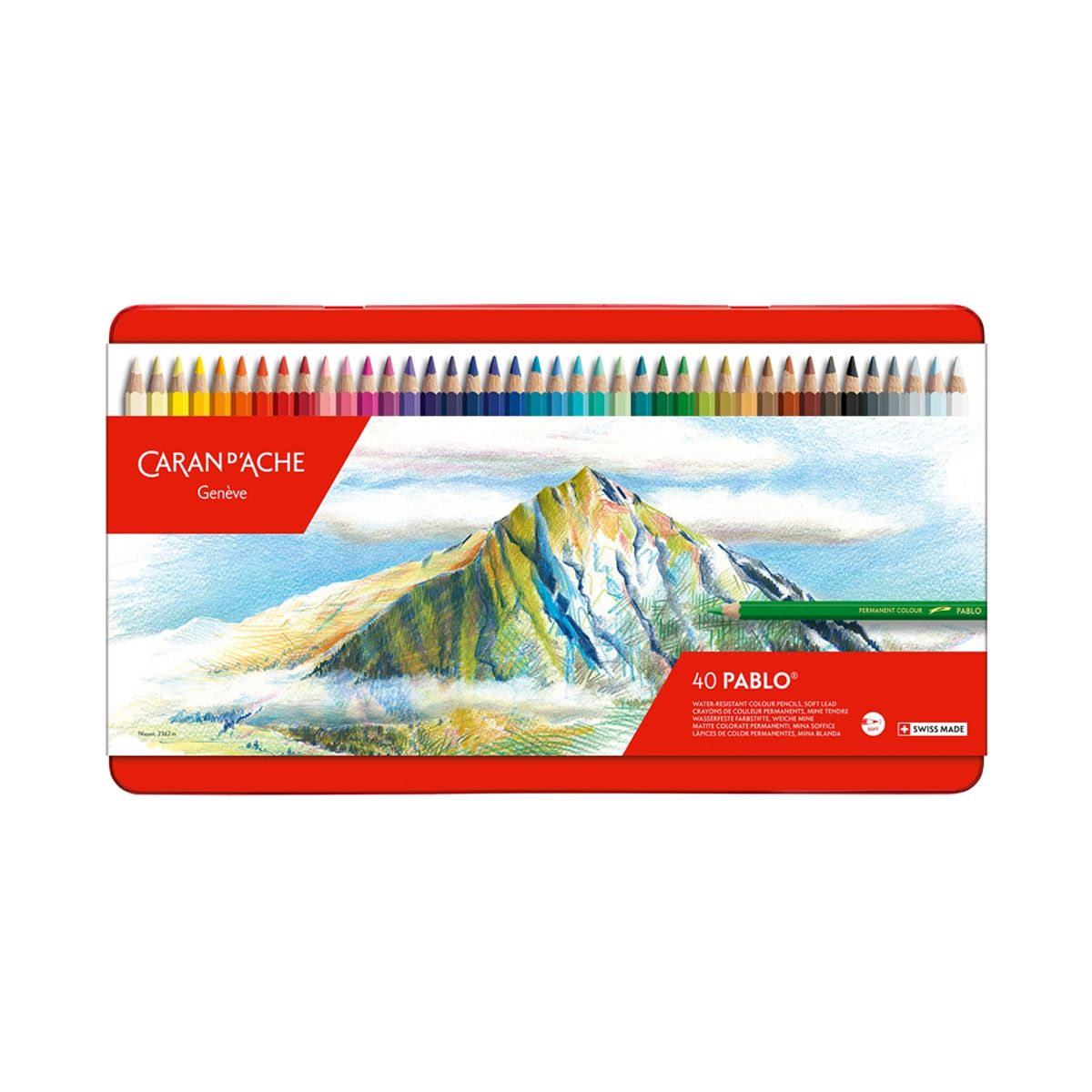 CARAN D'ACHE - Lápices de Colores Pablo Caran D Ache Set 40